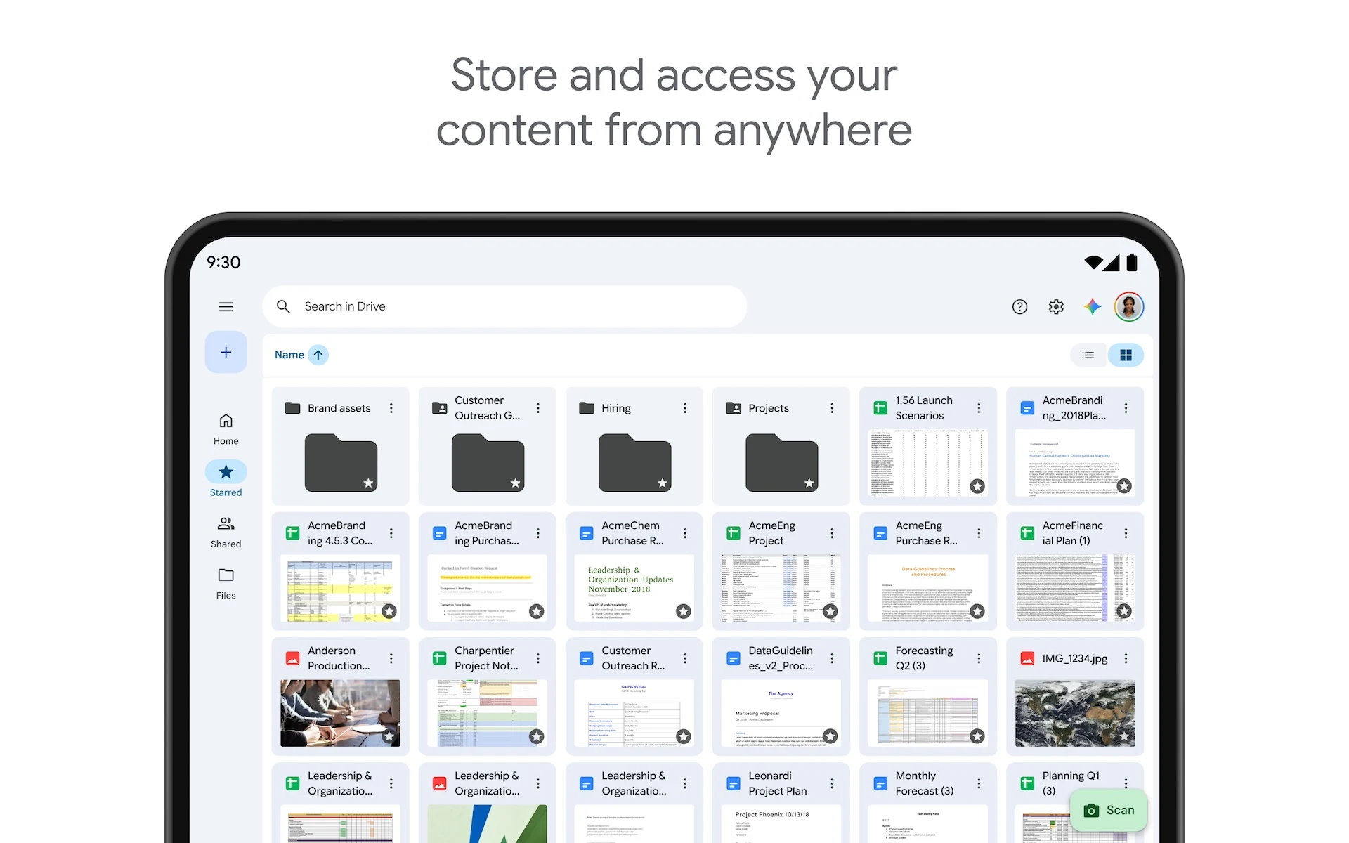 Google Drive screenshot