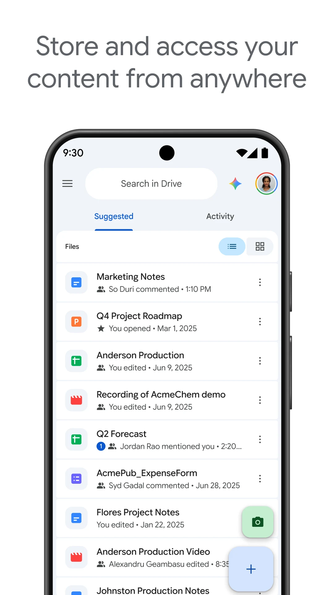 Google Drive screenshot